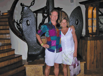 Cindy Anderson with her husband Don