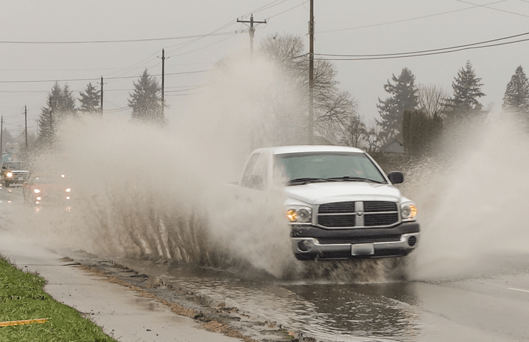 Off road: Wild weather impacts traffic to, from ports