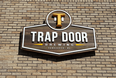 Trap Door Brewing sign