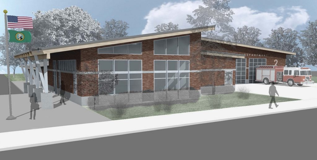 Rendering of Fire Station 2