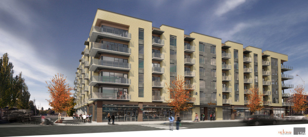 A rendering of The Uptown, courtesy LSW Architects