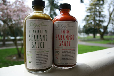 Hot sauce bottles