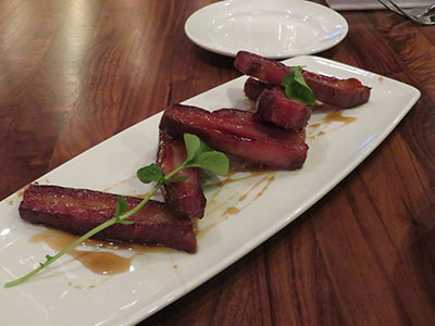 Plated dish