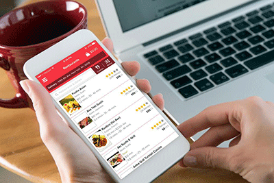 GrubHub mobile app