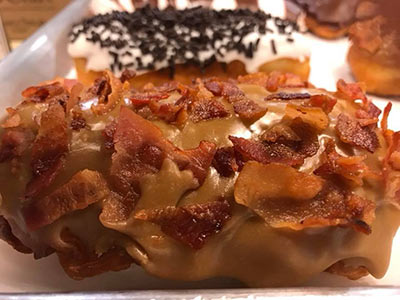 Maple bacon donut