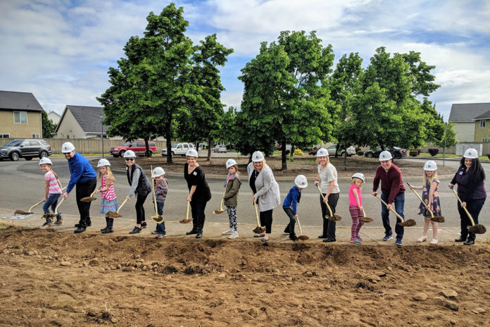 New school ground breaking