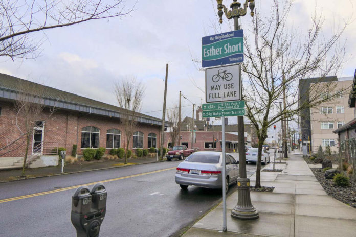 Downtown parking spots