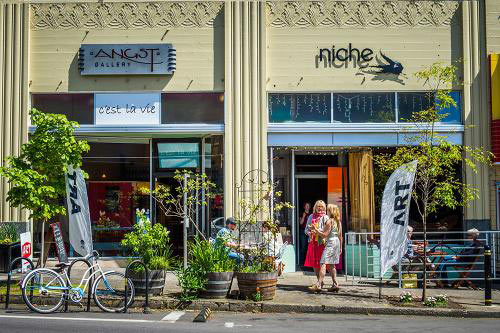 Angst and Niche storefronts