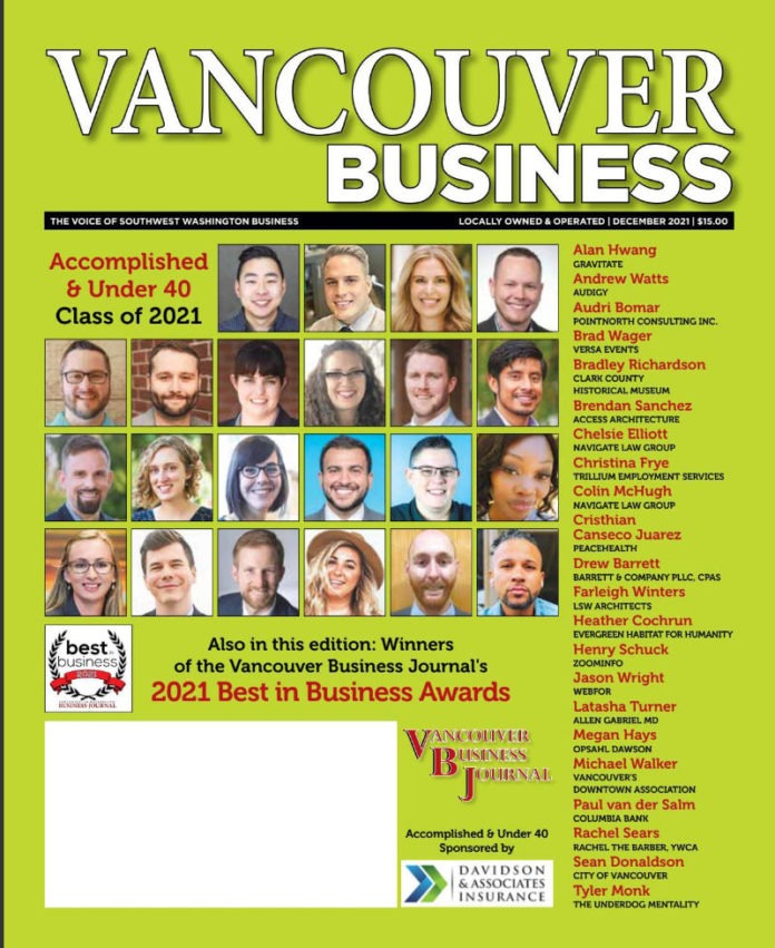 Vancouver Business Magazine cover