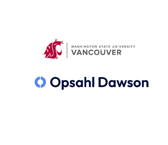Opsahl Dawson Establishes Accounting Faculty Fellowship At WSUV Washington State University Vancouver and Opsahl Dawson logos